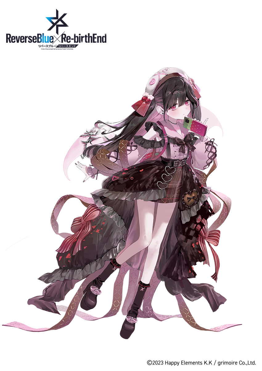 This is a pixiv picture whose title is 🩷🖤《ベルショコラ》.