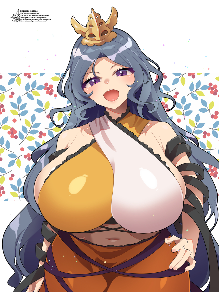 This is a pixiv picture whose title is 塵塚ウバメ.