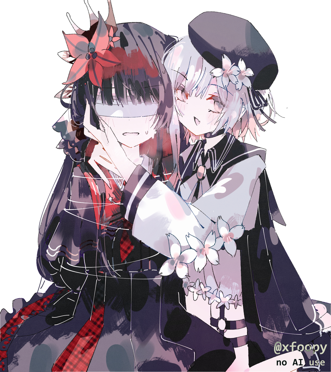 This is a pixiv picture whose title is 無題.