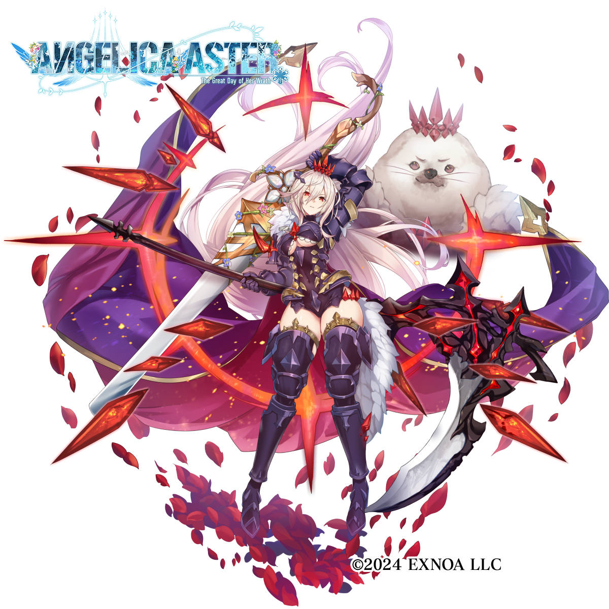 This is a pixiv picture whose title is ANGELICA ASTER：あざらし（魔王Ver.）.