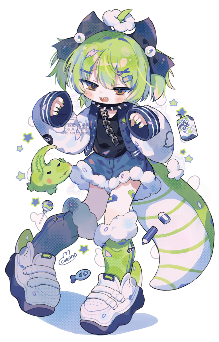 This is a pixiv picture whose title is わにわに.