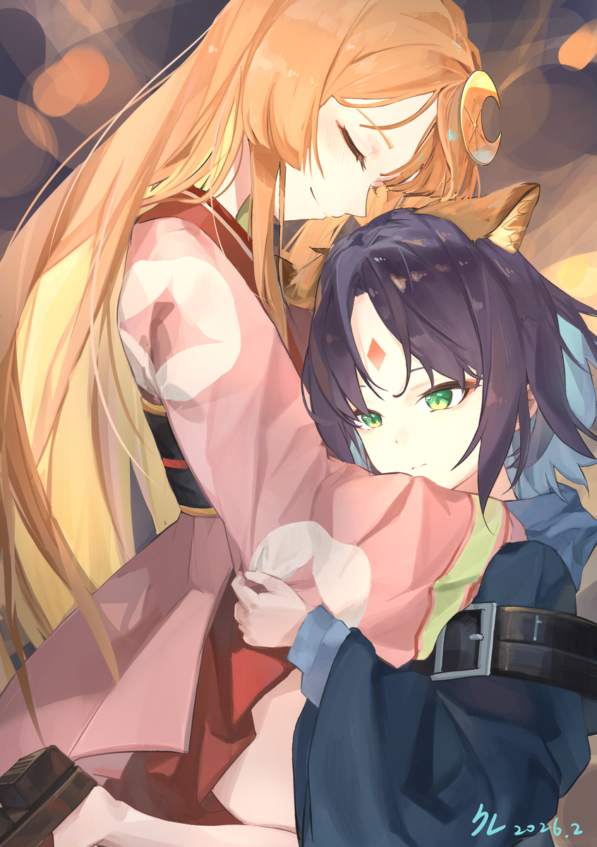 This is a pixiv picture whose title is 行かないでｑｗｑ.