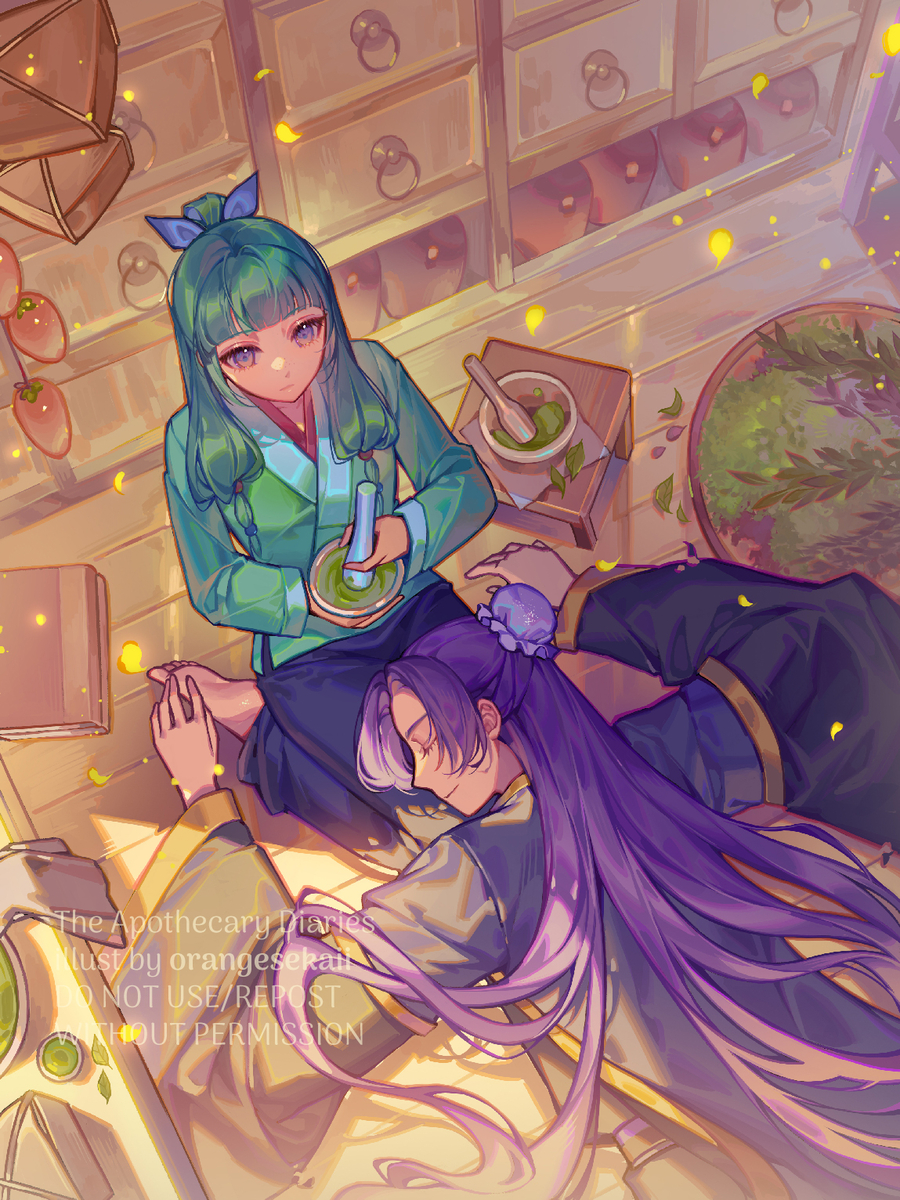 This is a pixiv picture whose title is 薬屋のひとりごと.