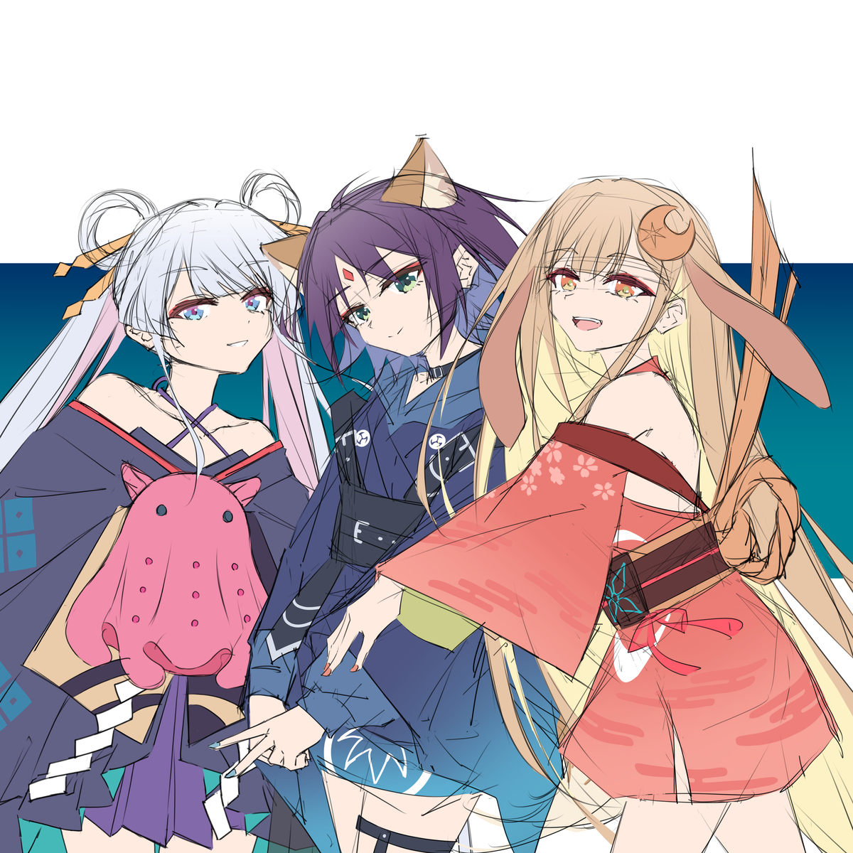 This is a pixiv picture whose title is 超时空辉夜姬.