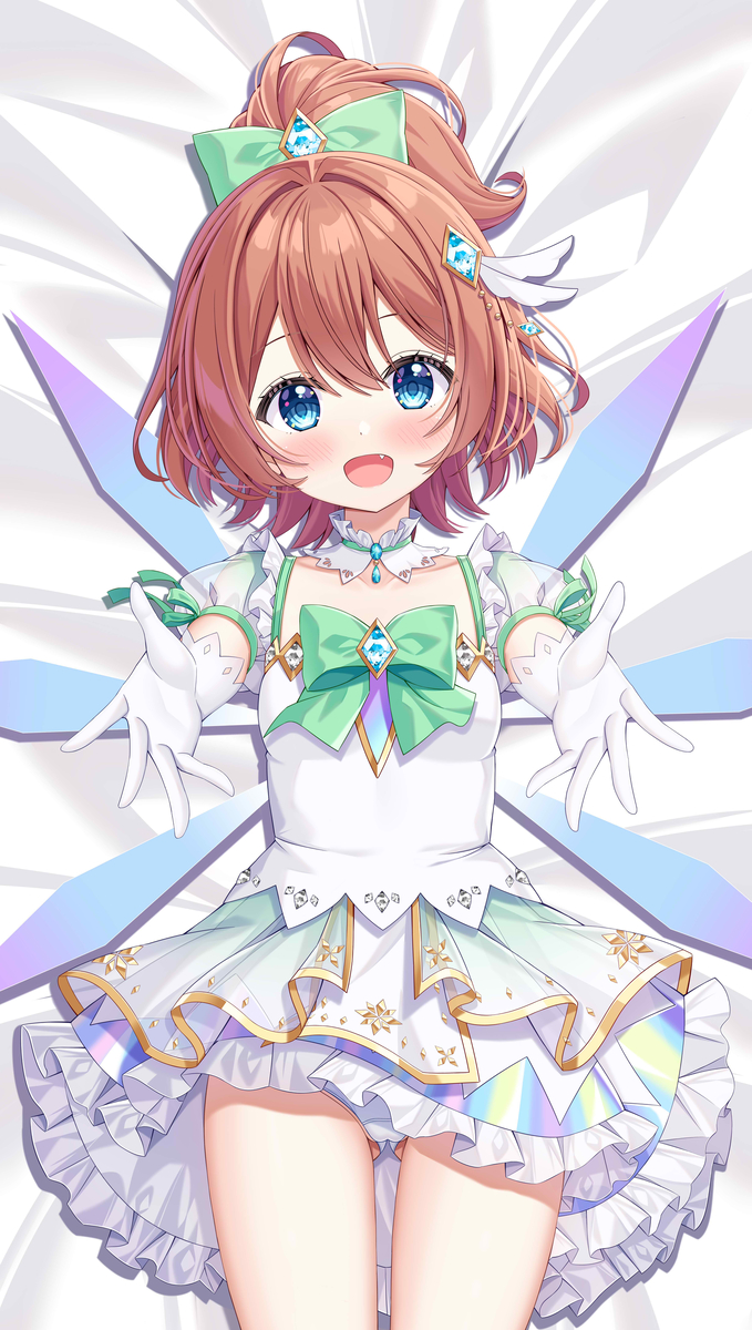 This is a pixiv picture whose title is 🌻日向千夏　抱き枕カバー.