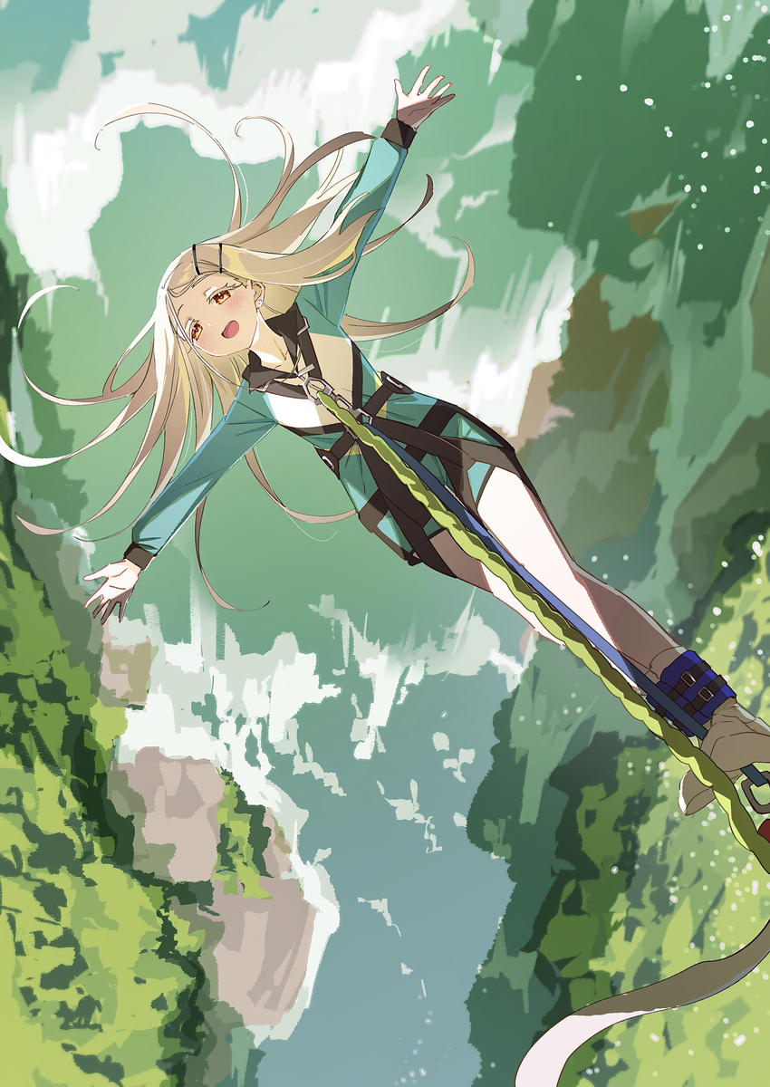 This is a pixiv picture whose title is 今はただただ、この世界が心地良い.