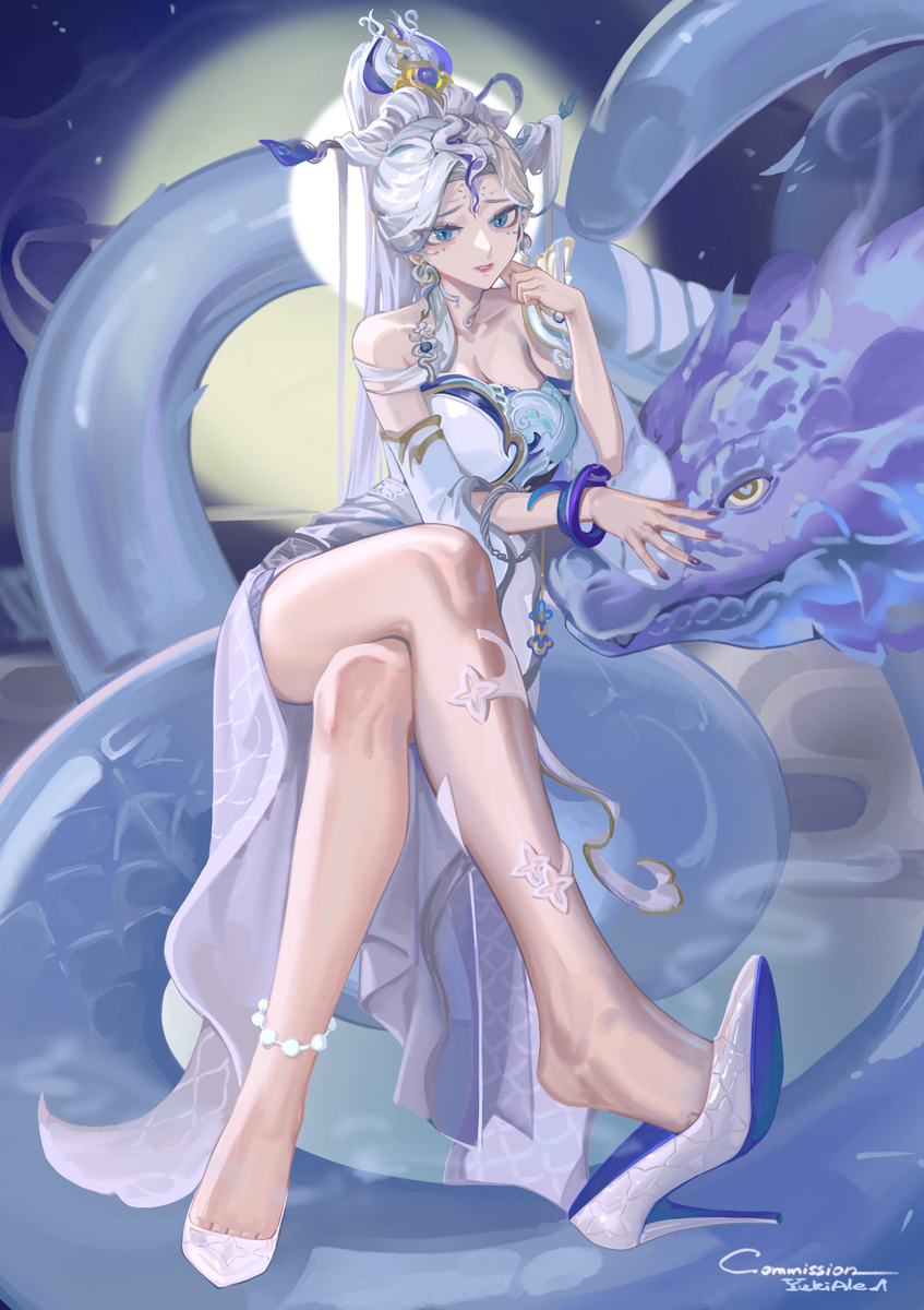 This is a pixiv picture whose title is Nvwa.