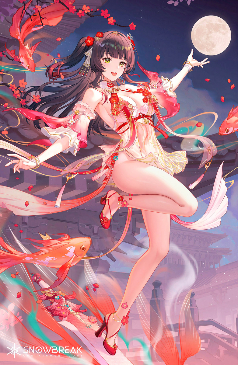 This is a pixiv picture whose title is Silkfin Embrace.