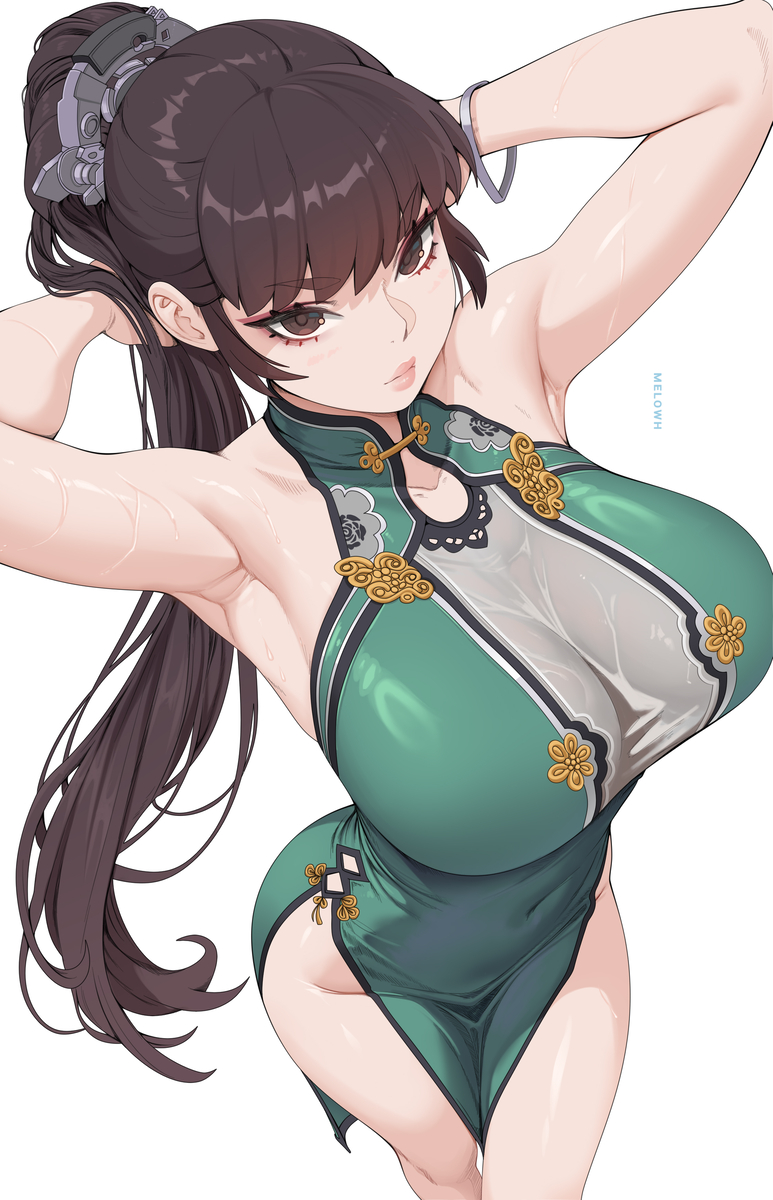 This is a pixiv picture whose title is Eve Chinese Dress.