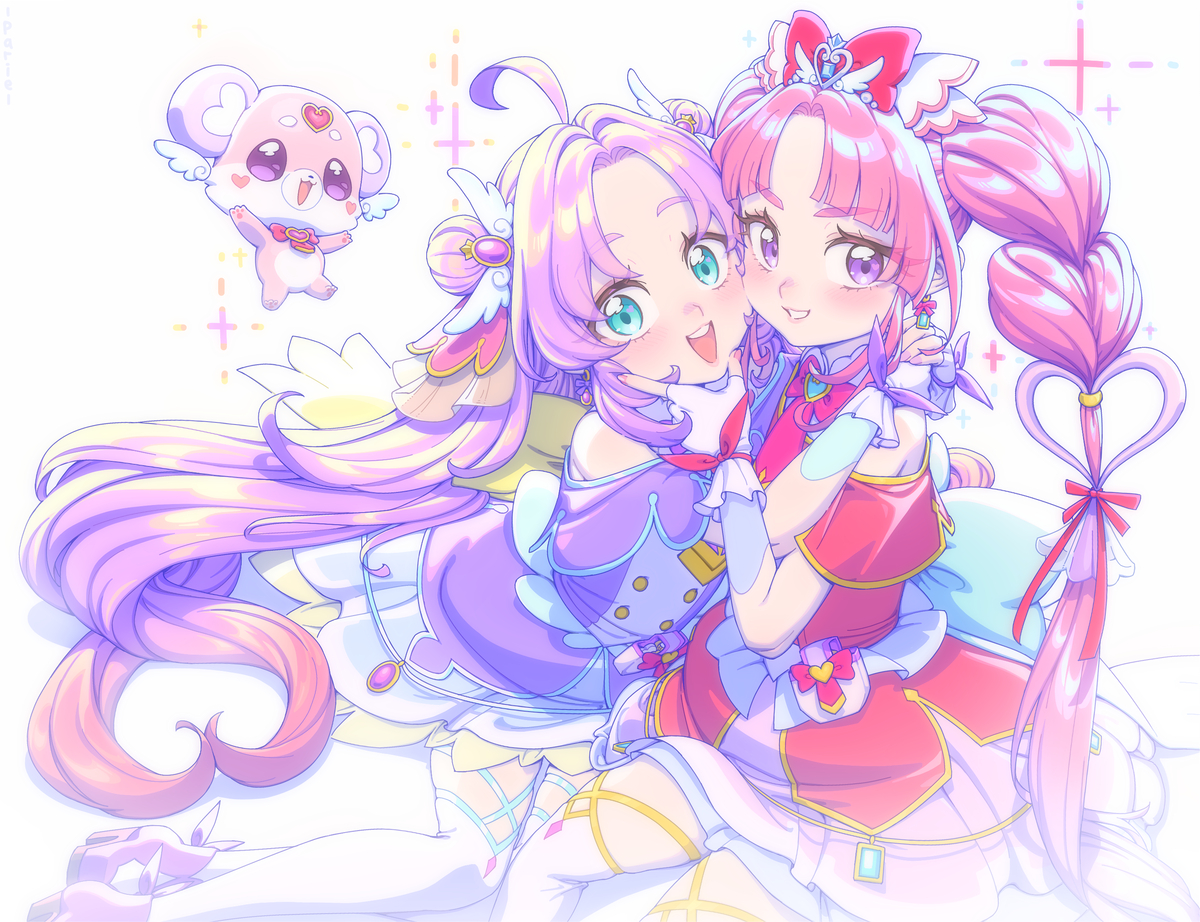 This is a pixiv picture whose title is 名探偵プリキュア！.