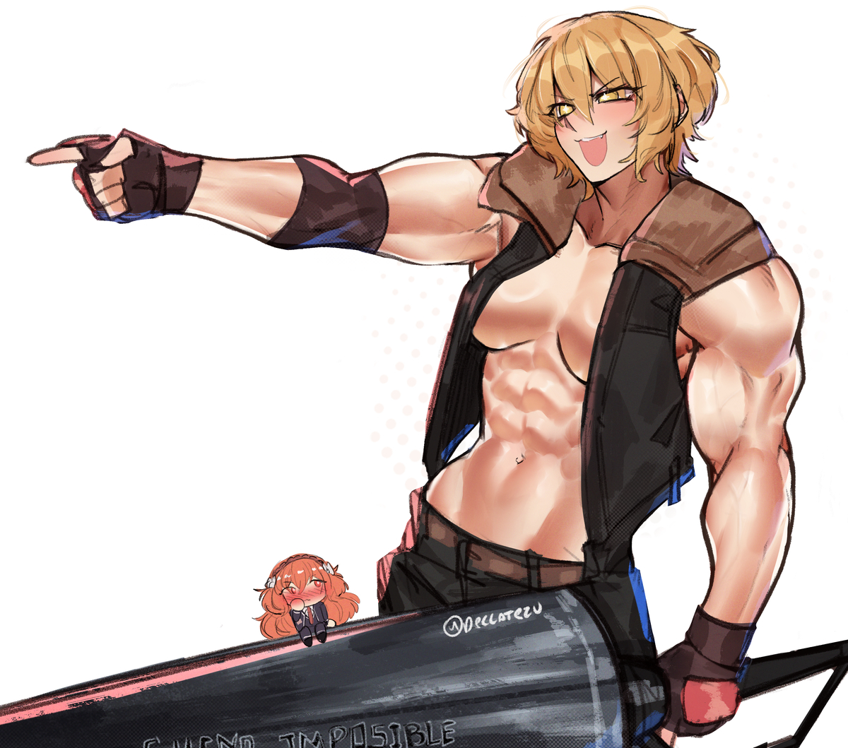This is a pixiv picture whose title is Don quixote Alex outfit sf6.