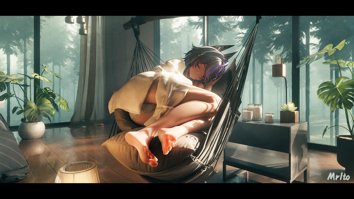 This is a pixiv picture whose title is 猫汐尔 マーシル.