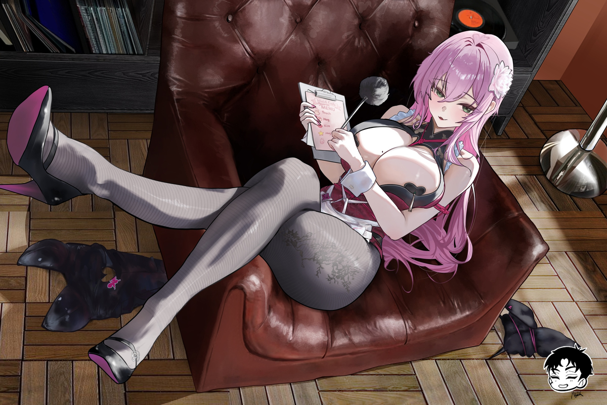 This is a pixiv picture whose title is Velvet.