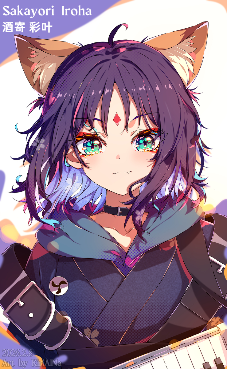 This is a pixiv picture whose title is 酒寄彩葉.