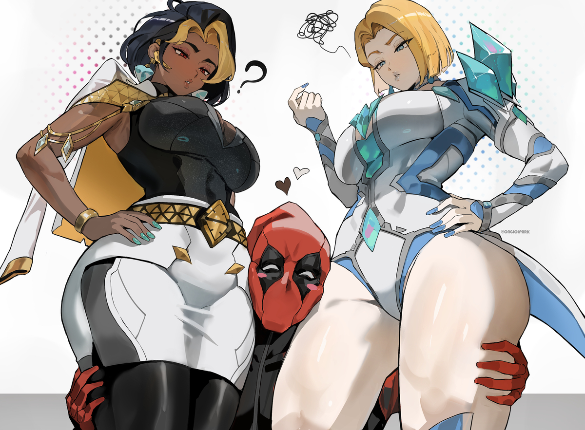 This is a pixiv picture whose title is domina&emma frost.