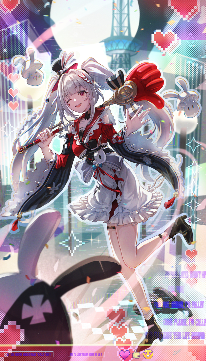 This is a pixiv picture whose title is アンチ退散！火花燦燦！.