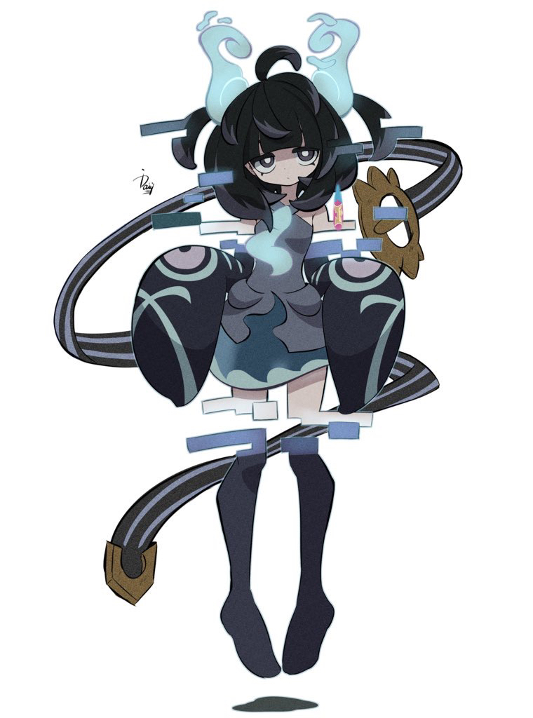 This is a pixiv picture whose title is ゴーストムク.