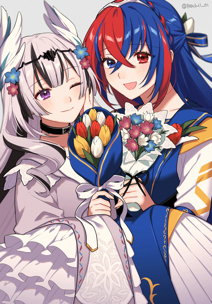 This is a pixiv picture whose title is ヴェイル&リュール.