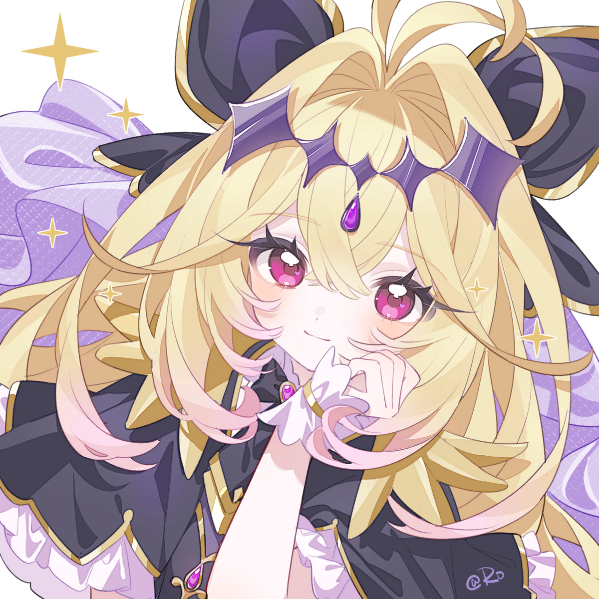 This is a pixiv picture whose title is 💜.