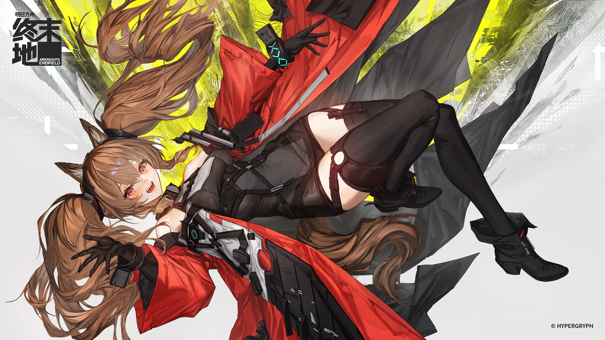 This is a pixiv picture whose title is ギルベルタとアイビーエナのオペレーター記念画像.