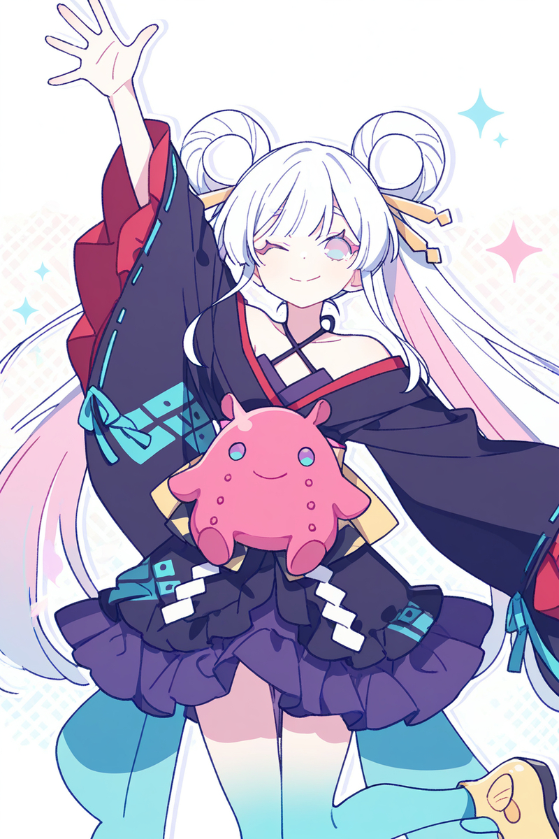 This is a pixiv picture whose title is 月見ヤチヨ.