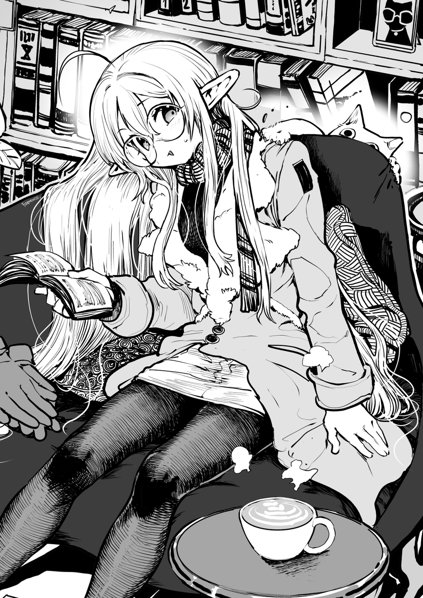 This is a pixiv picture whose title is 96 latte.