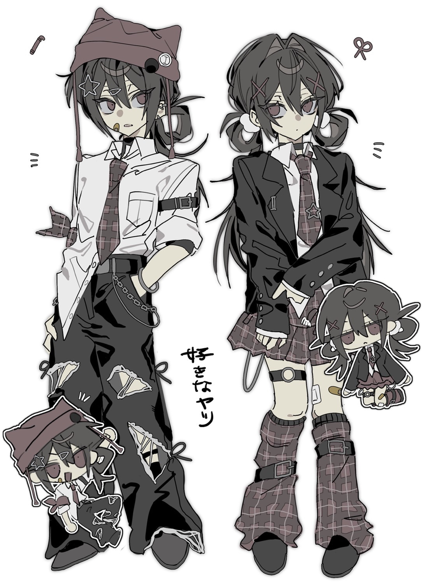 This is a pixiv picture whose title is 落書き.