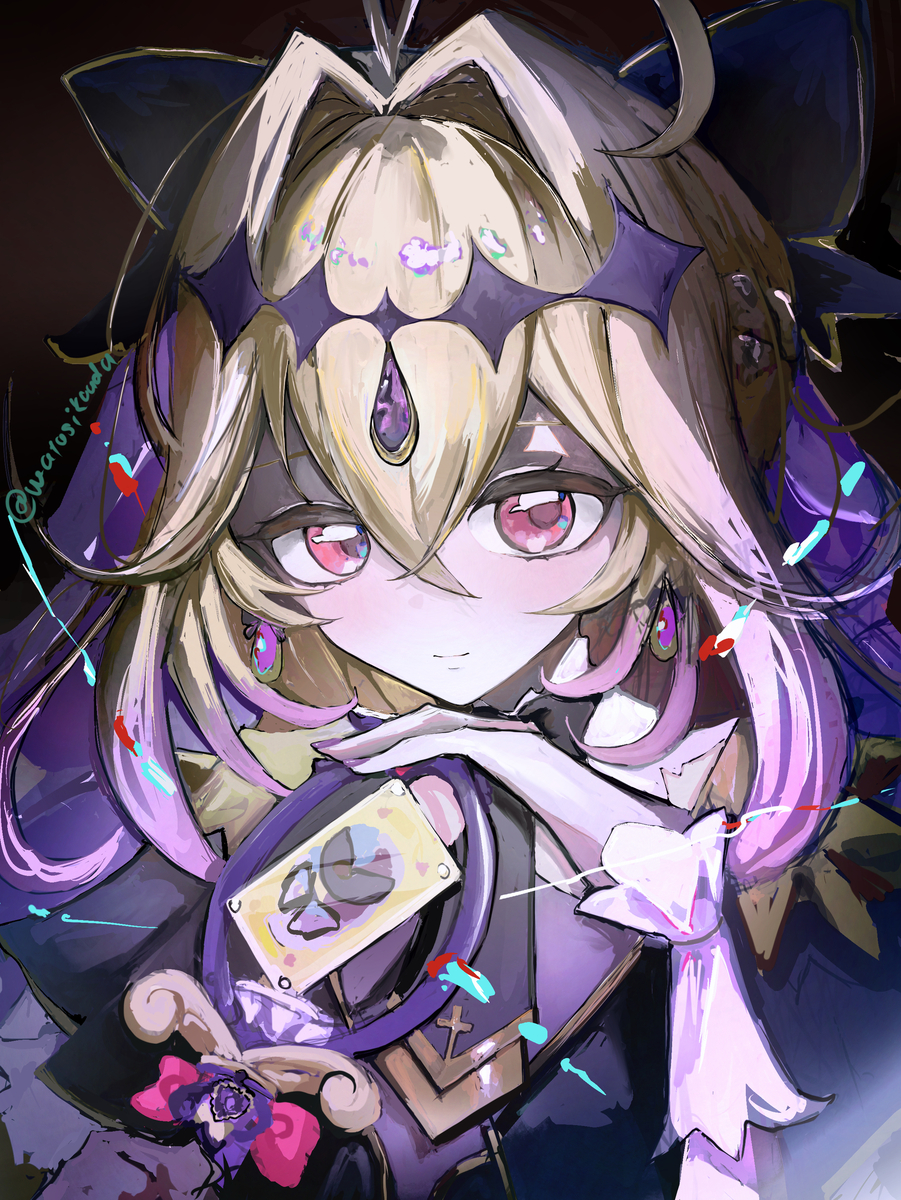 This is a pixiv picture whose title is 【キュアアルカナ・シャドウ】.