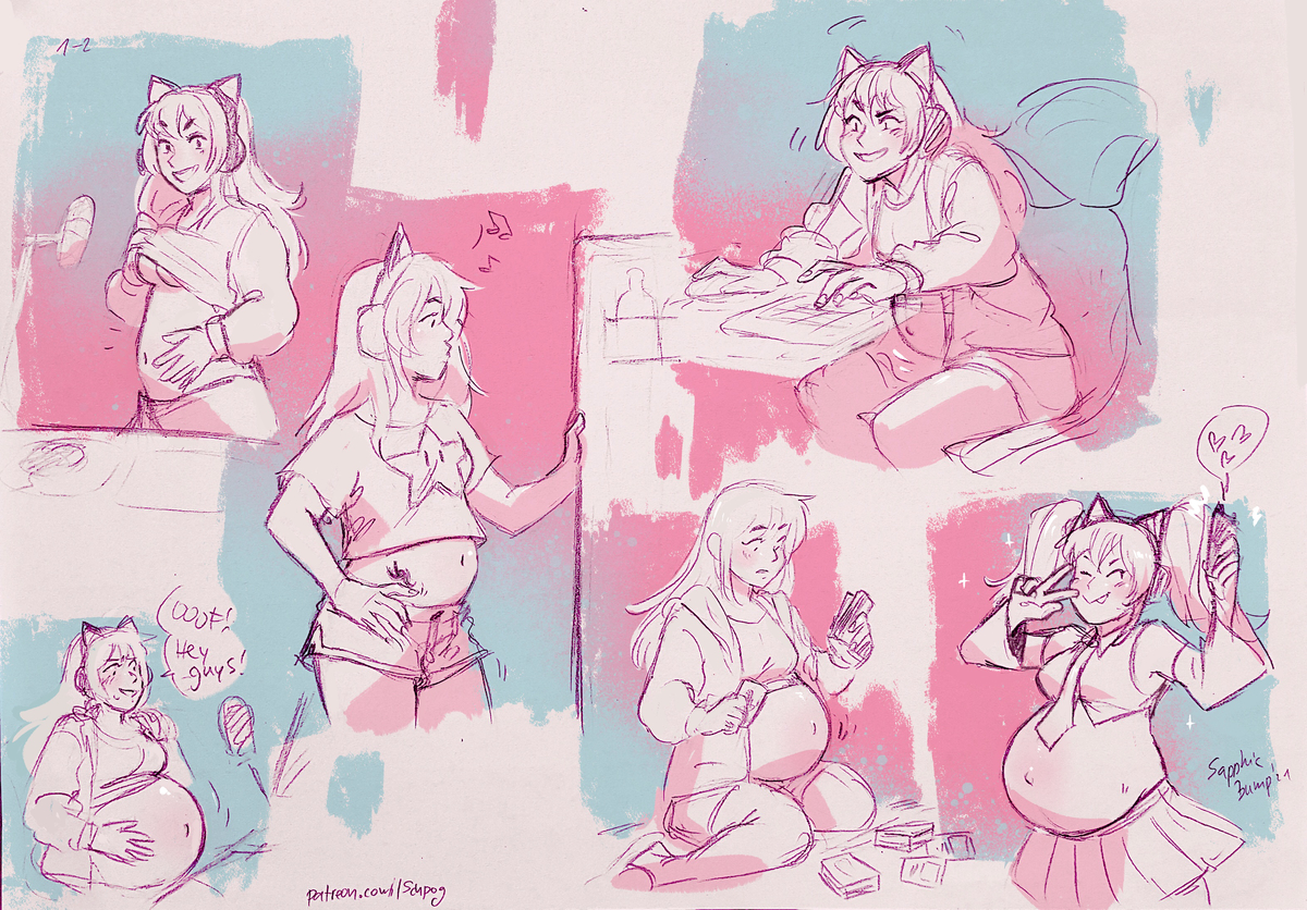 This is a pixiv picture whose title is Gamer Gal.