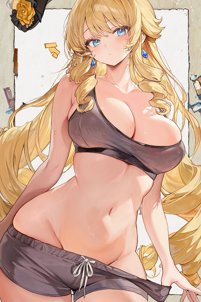 This is a pixiv picture whose title is スポブラ ナヴィアさん.