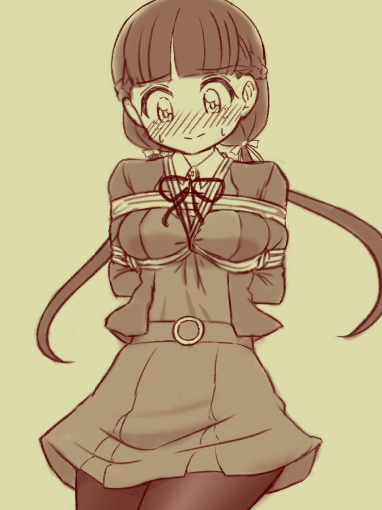 This is a pixiv picture whose title is (らくがき)きな子緊縛.