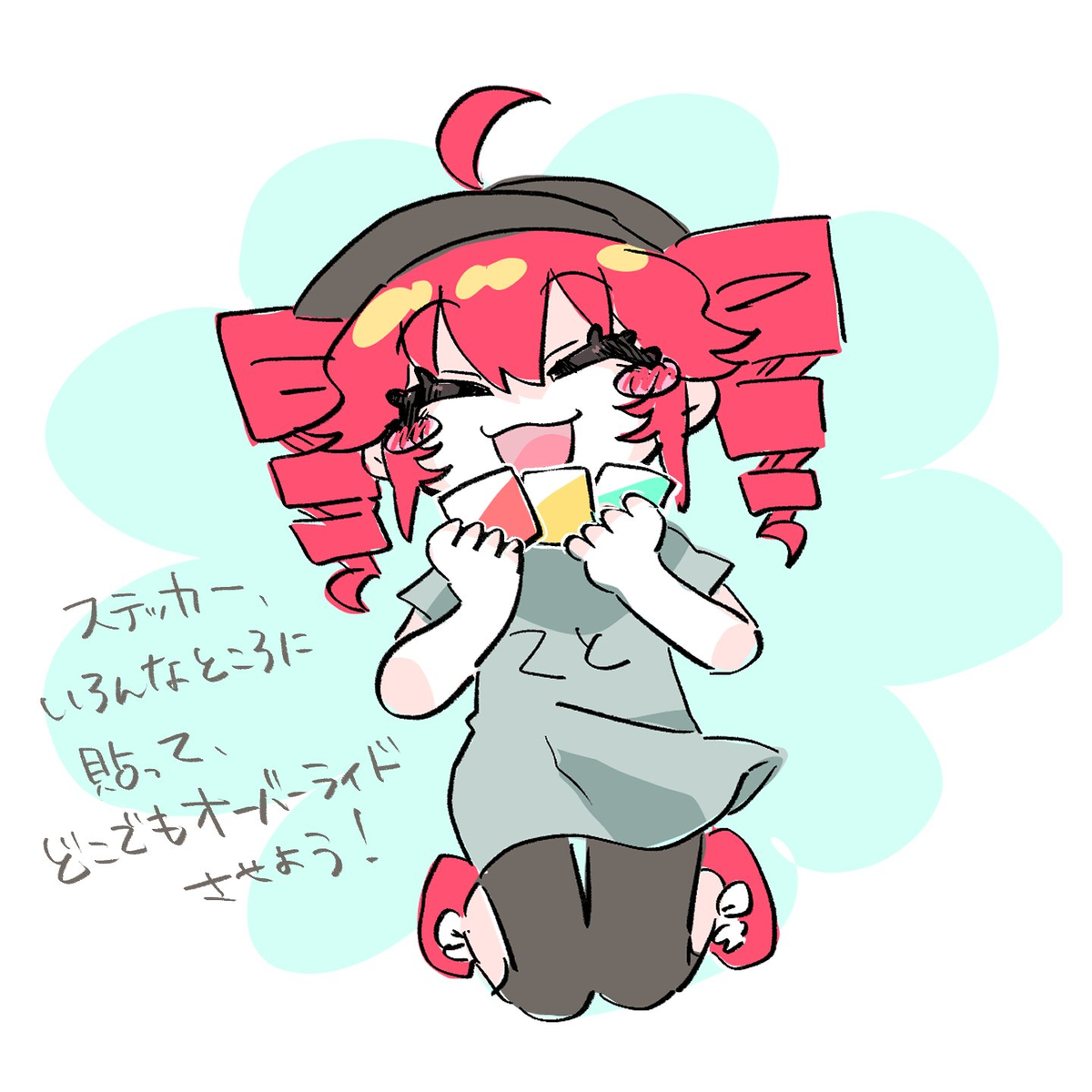 This is a pixiv picture whose title is ボカロ関連イラストまとめ.