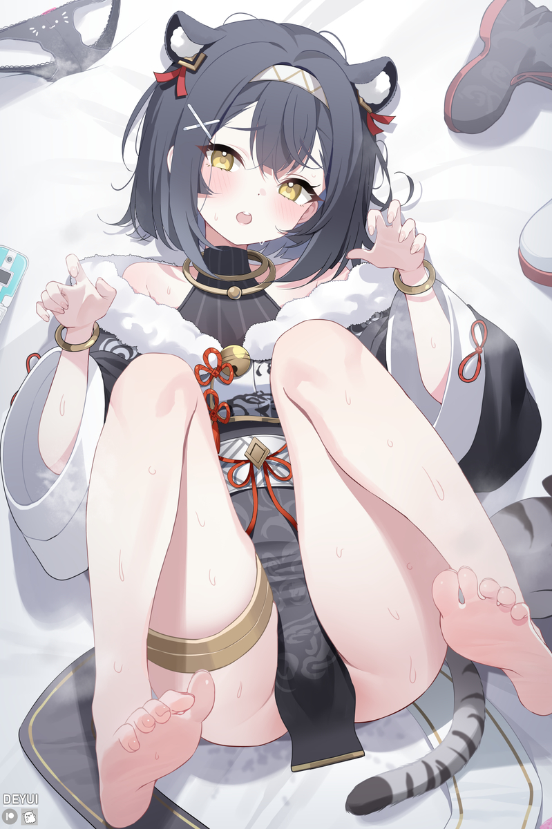 This is a pixiv picture whose title is がお〜.