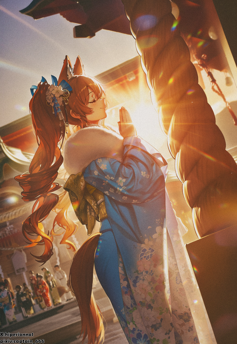 This is a pixiv picture whose title is ❀祝福を祈る❀.