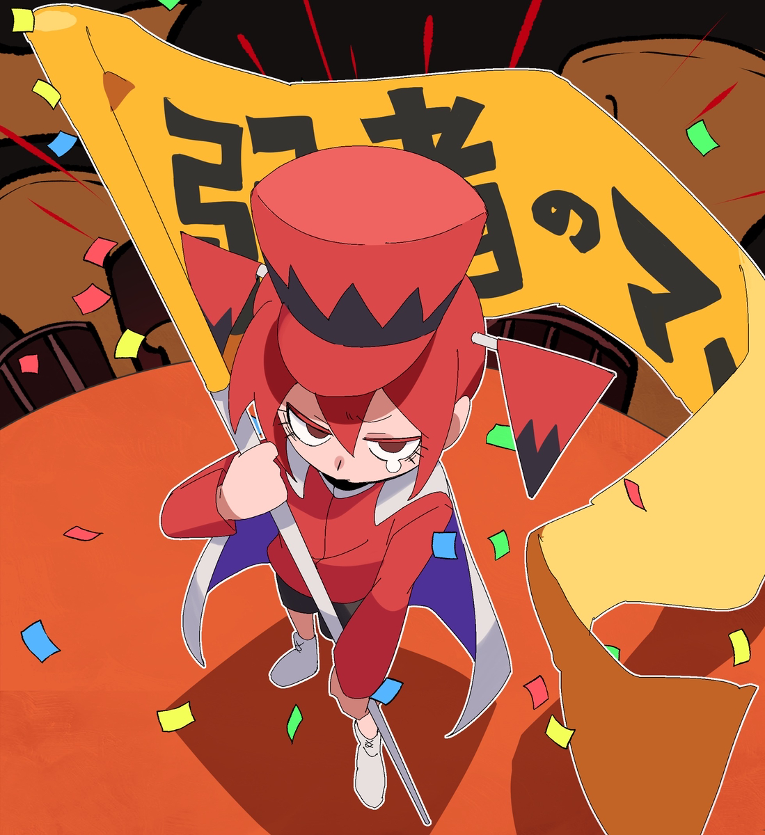 This is a pixiv picture whose title is 弱者のマーチ.