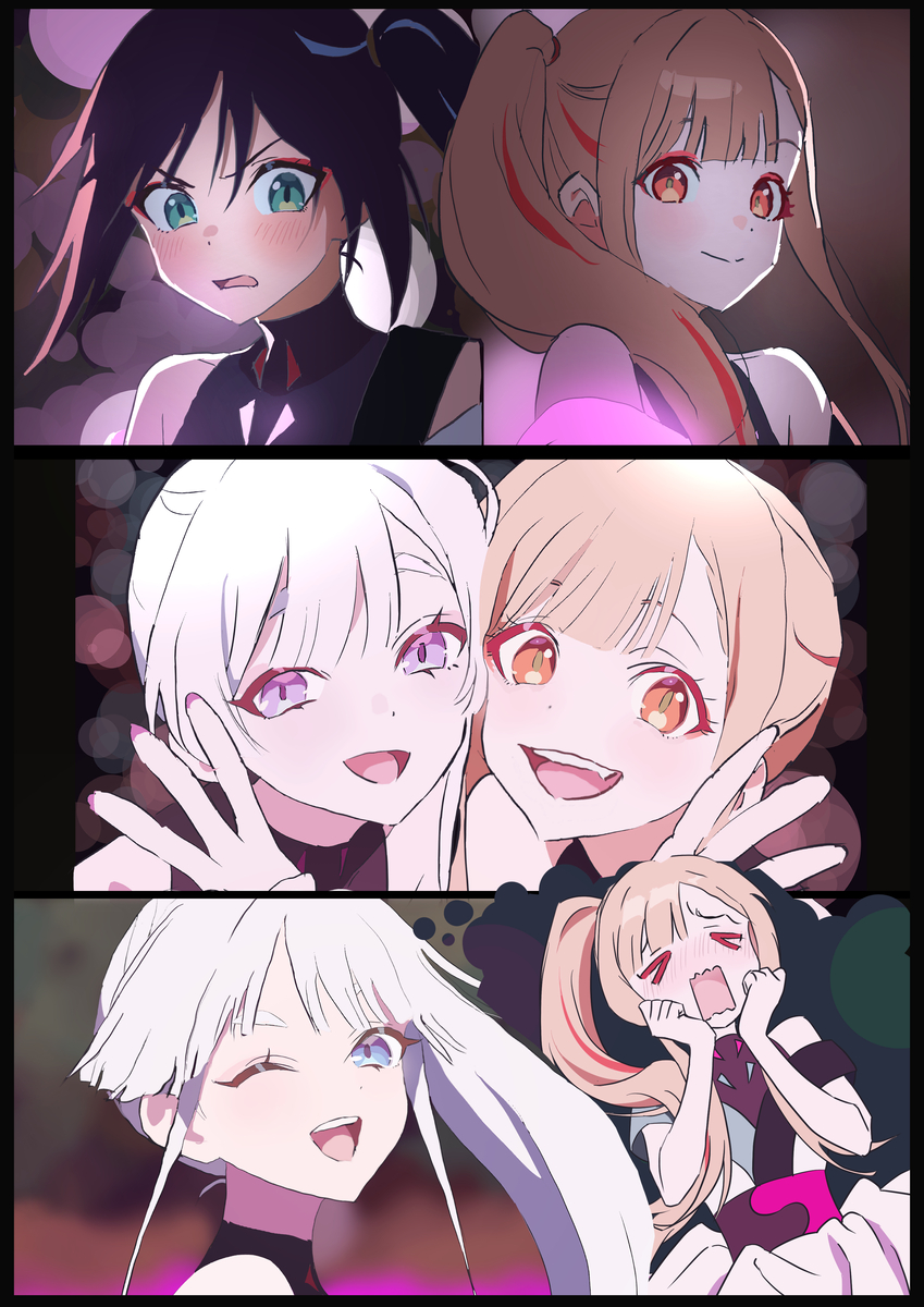 This is a pixiv picture whose title is 超かぐや姫！のワールドイズマイン　好きなシーン模写集.