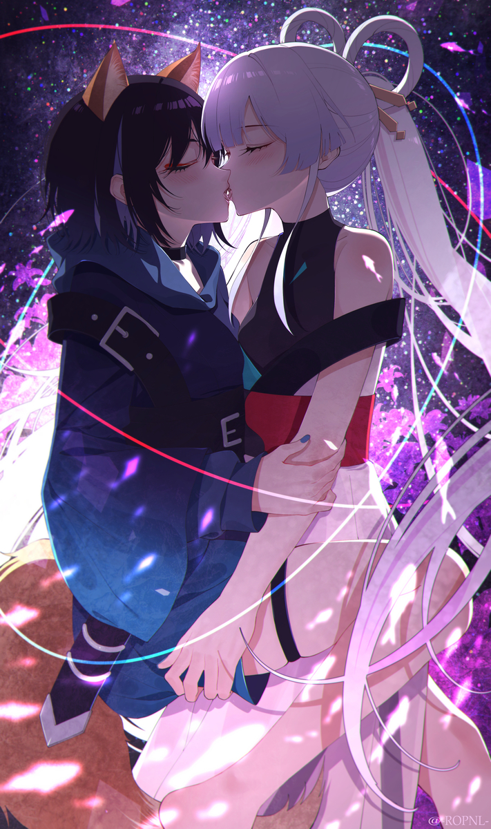 This is a pixiv picture whose title is 相濡以沫.