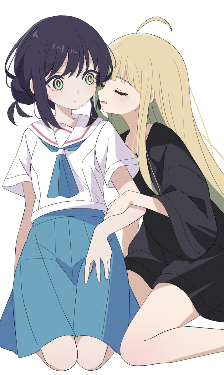 This is a pixiv picture whose title is 彩葉、大好きだよ。.