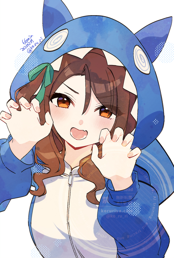 This is a pixiv picture whose title is ワンドロ キングヘイロー.