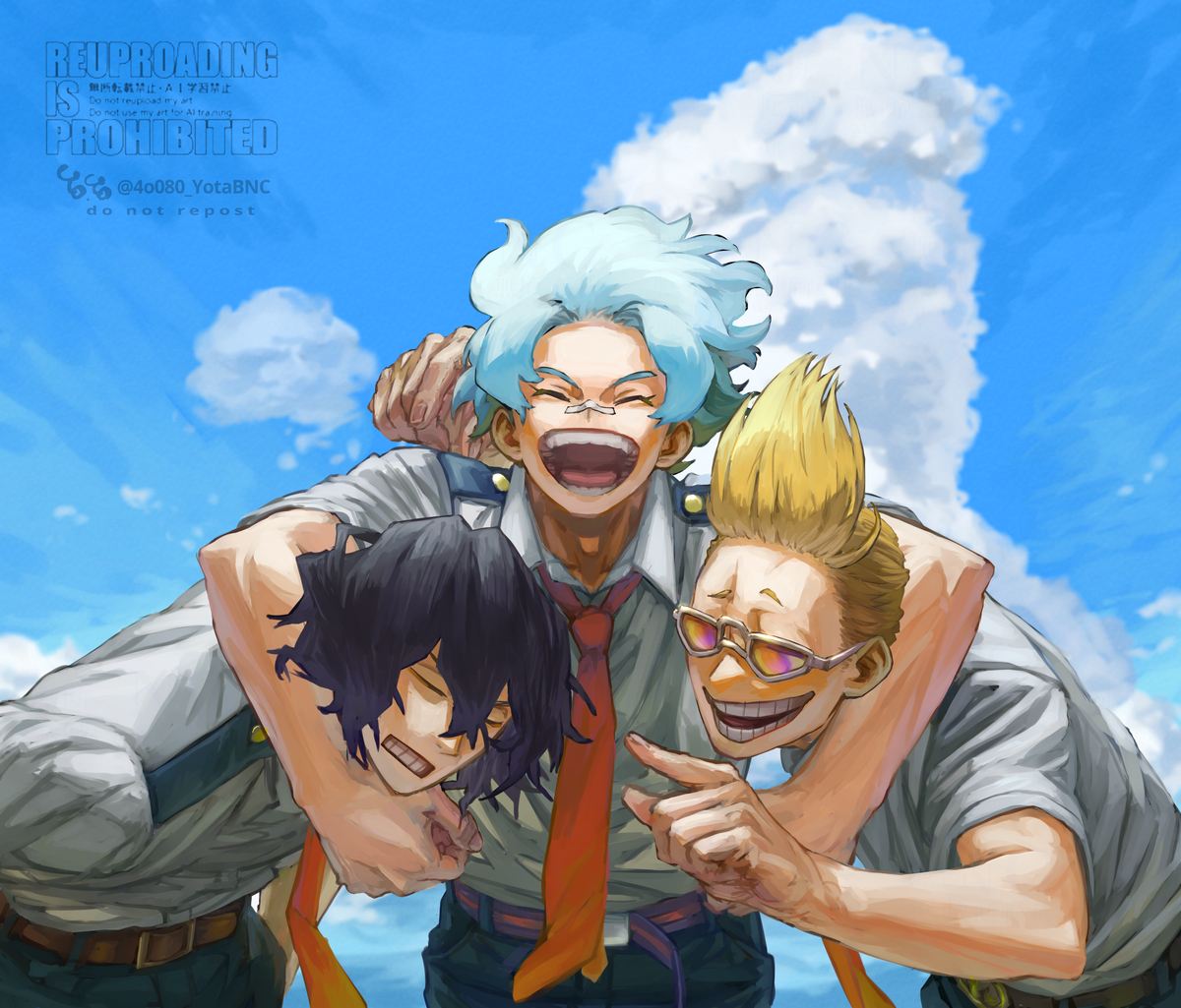 This is a pixiv picture whose title is ヒロアカスピンオフ　ヴィジランテイラスト.