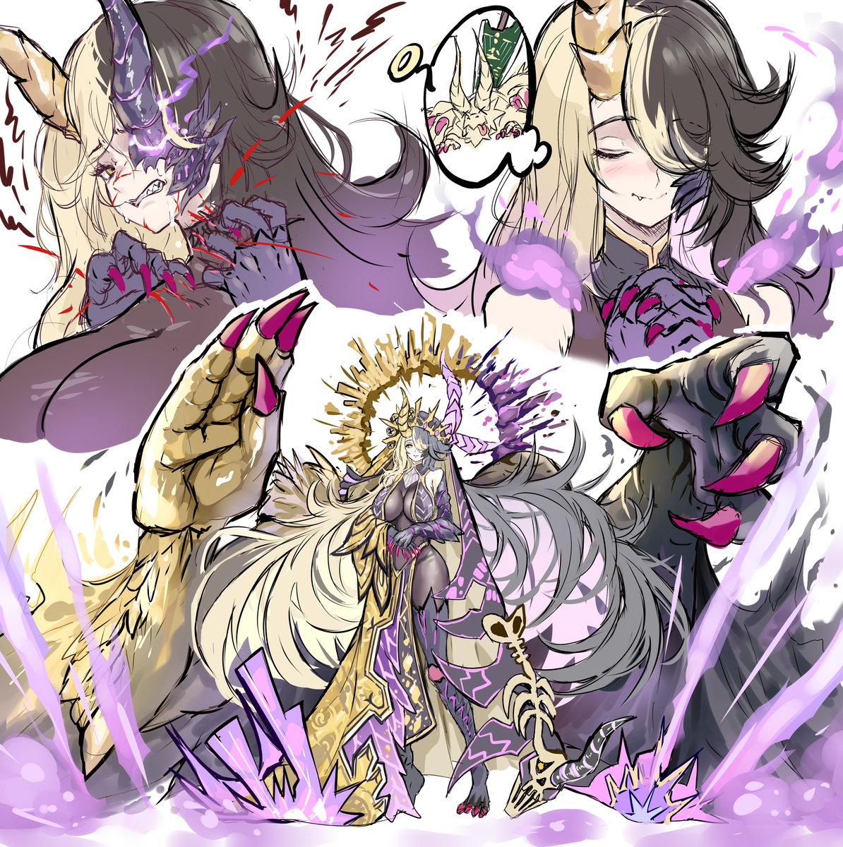 This is a pixiv picture whose title is ゴアシャガル.