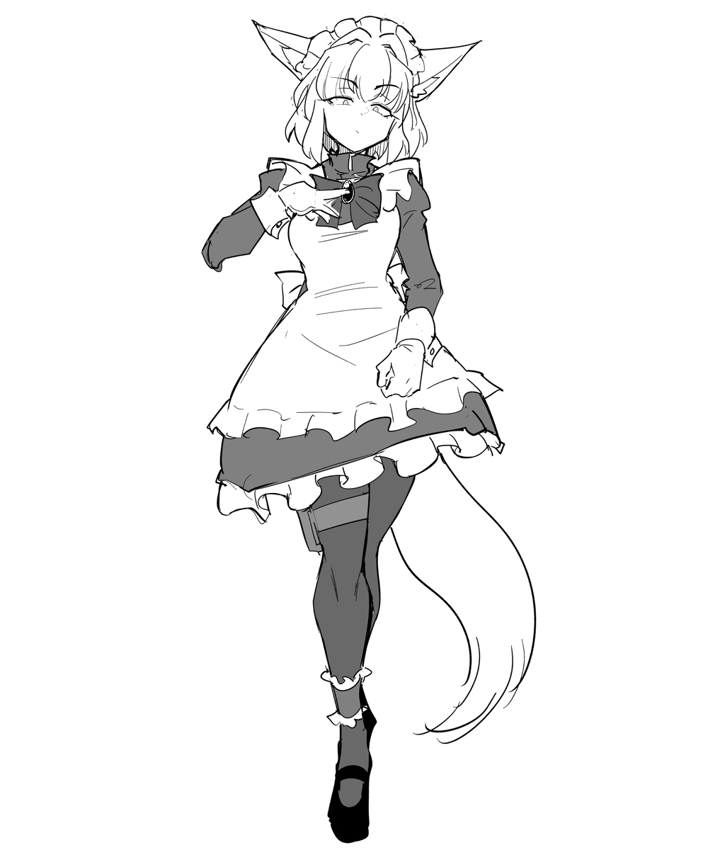 This is a pixiv picture whose title is 「動きやすいのは利点ですね」.