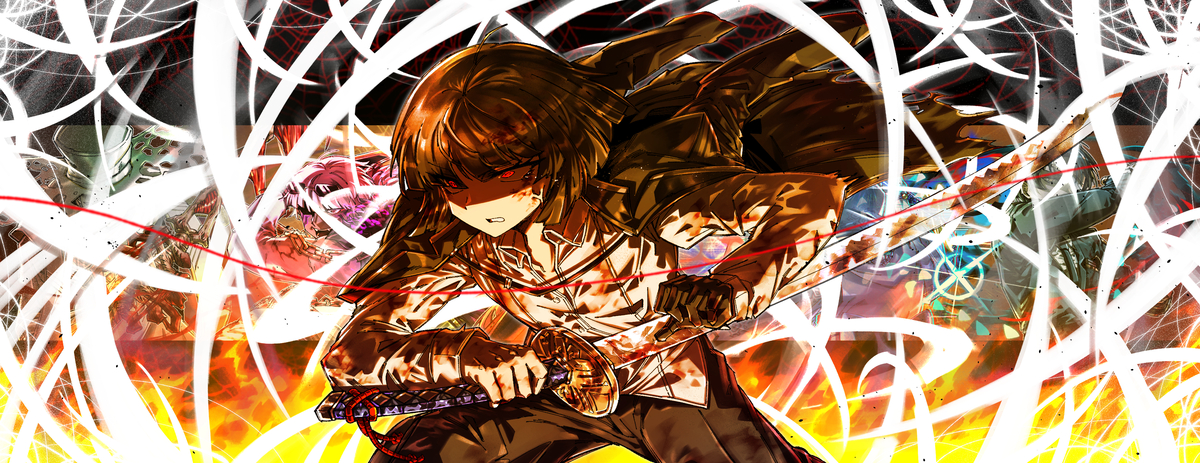 This is a pixiv picture whose title is 무아 료슈.