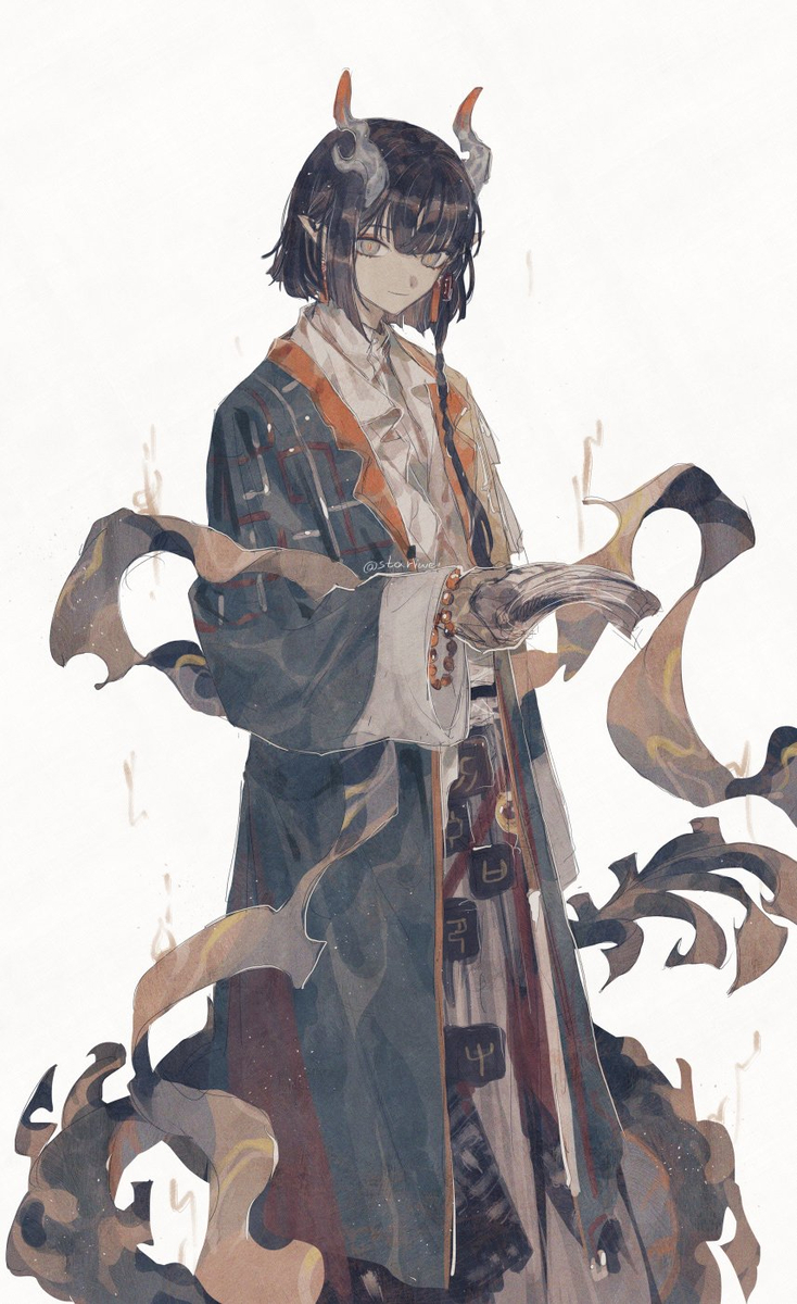 This is a pixiv picture whose title is 颉.