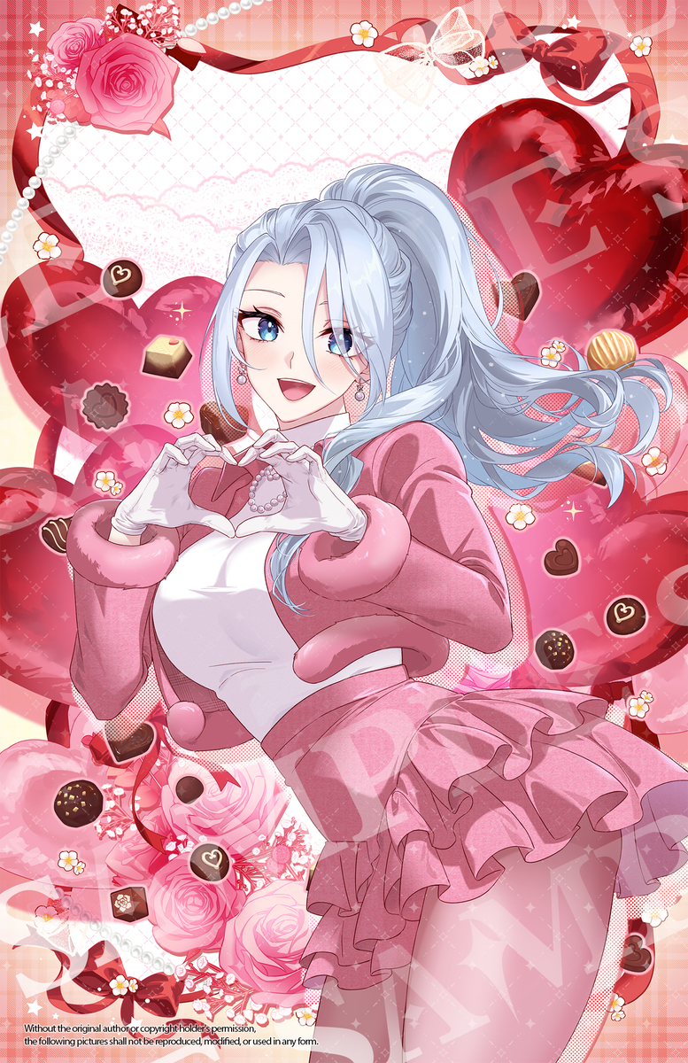 This is a pixiv picture whose title is AmaLee Valentine  💌💕.