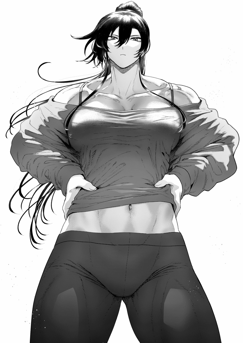 This is a pixiv picture whose title is パンプアップ中な神楽.