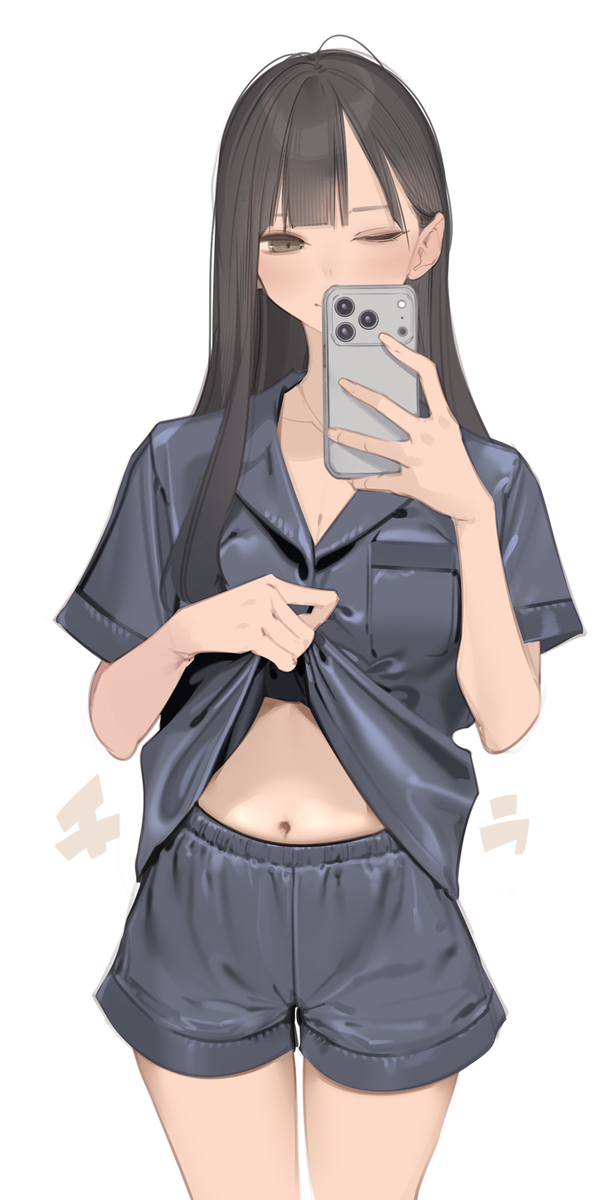 This is a pixiv picture whose title is はらみせガール.