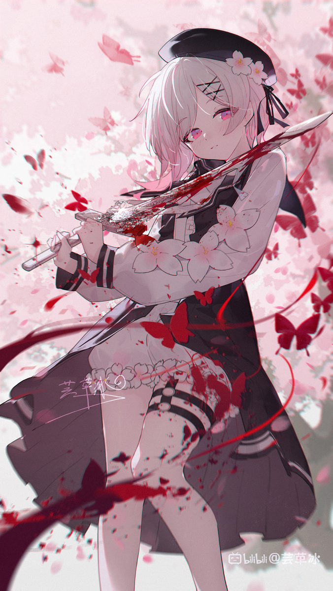 This is a pixiv picture whose title is day221 🌸桜羽エマ🌸.