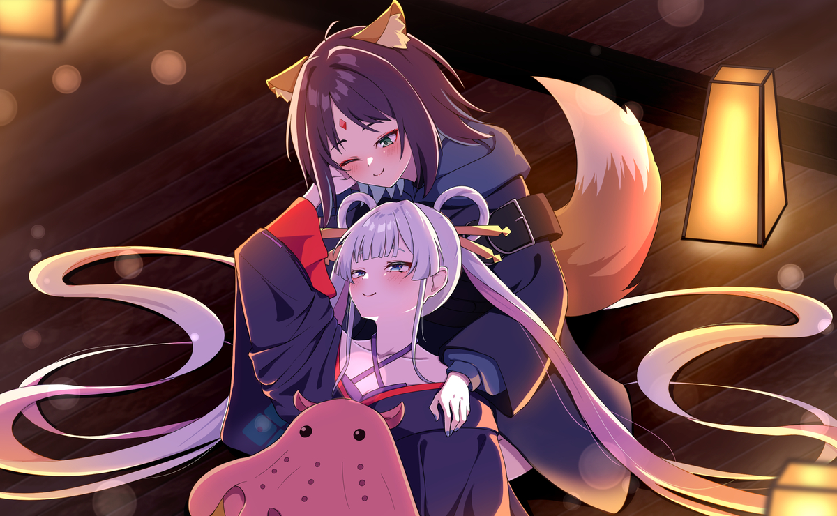 This is a pixiv picture whose title is 超かぐや姫.