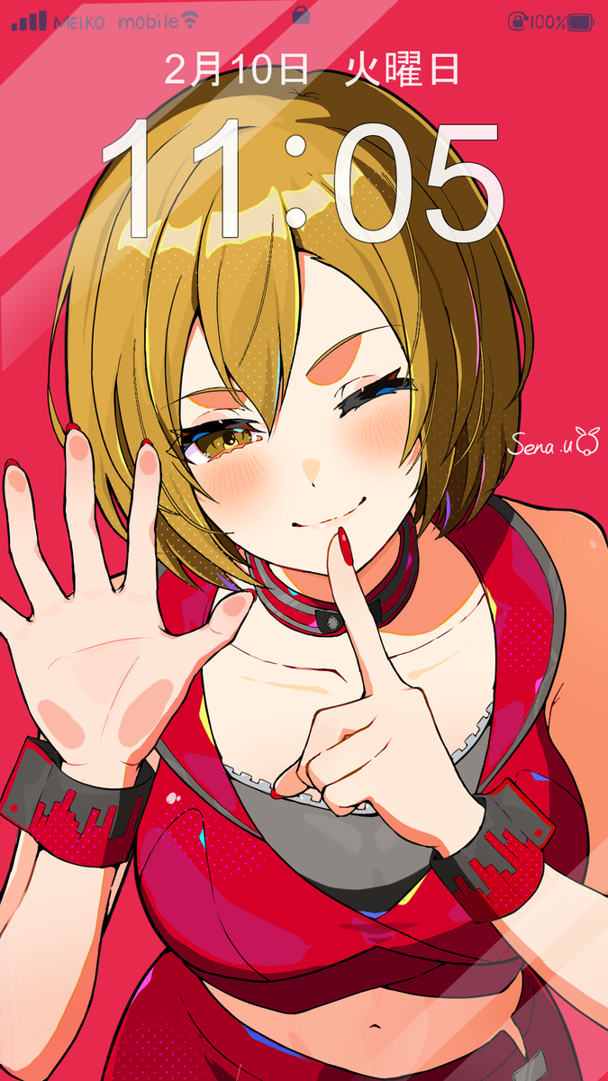 This is a pixiv picture whose title is 秘密よ？.